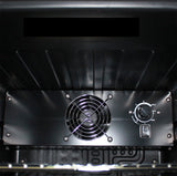 Schmick HUS-SC70-SS bar fridge - glass door detail