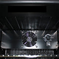 Schmick HUS-SC70L-SS bar fridge - glass door detail