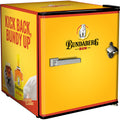 Official Bundy Rum branded Mini Fridge With Bottle Opener - CHOOSE FROM 7 DESIGNS - Model BC46B-BCF1