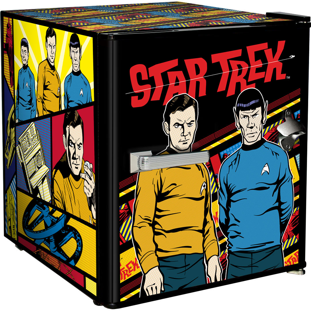 Star Trek Original (Comic Style) Design Mini Bar Fridge - BC46B-RET-STO1