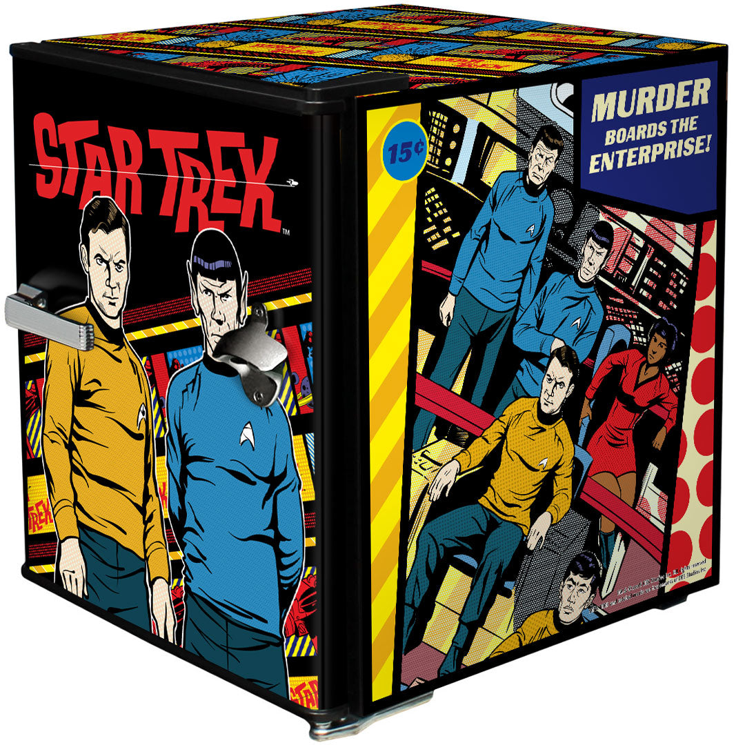 Star Trek Original (Comic Style) Design Mini Bar Fridge - BC46B-RET-STO1