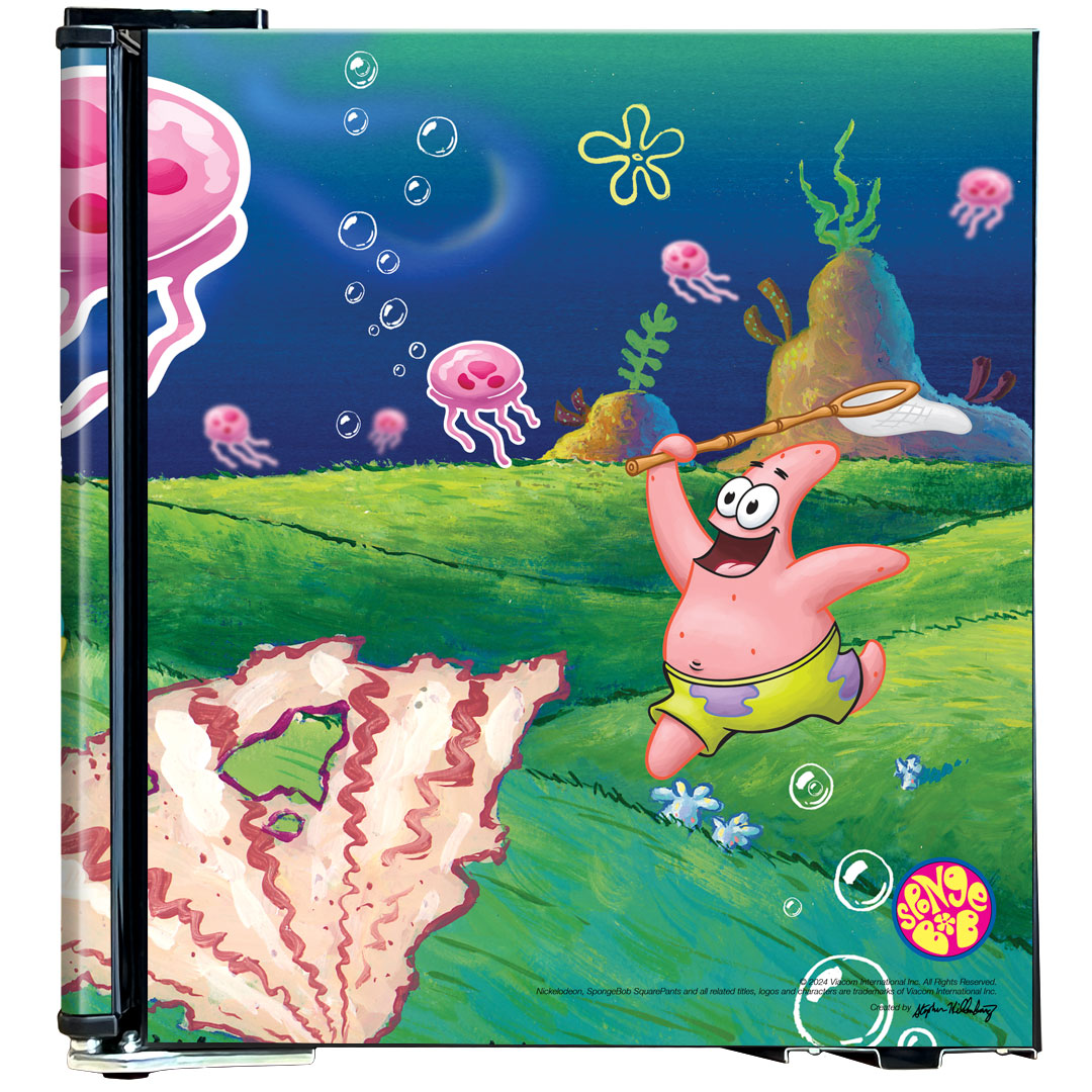 SpongeBob SquarePants Mini Bar Fridge - A Great Gift Idea! - Model BC46B2-SB-07