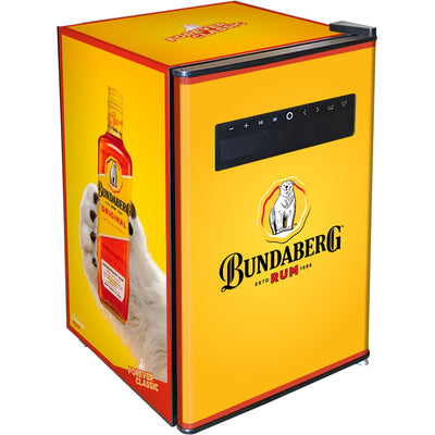 Official Bundy Rum branded Bluetooth Speaker Disco Bar Fridge 70 Litre - CHOOSE FROM 7 DESIGNS - Model BC70B-BTS-Bundy1