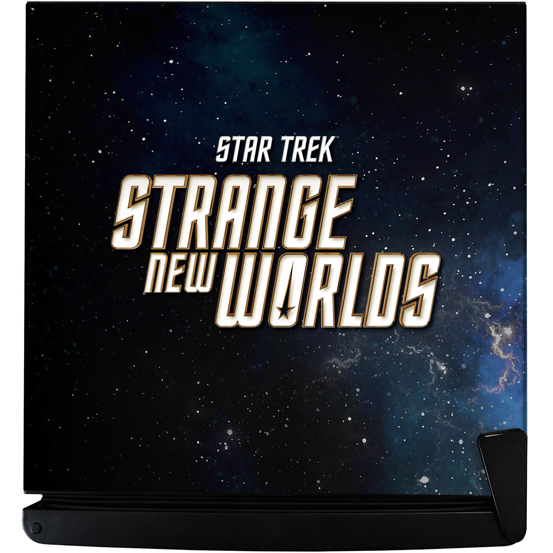 Star Trek Strange New Worlds Design Retro Mini Bar Fridge 70 Litre Schmick Brand With Opener - BC70B-RET-ST-SNW12