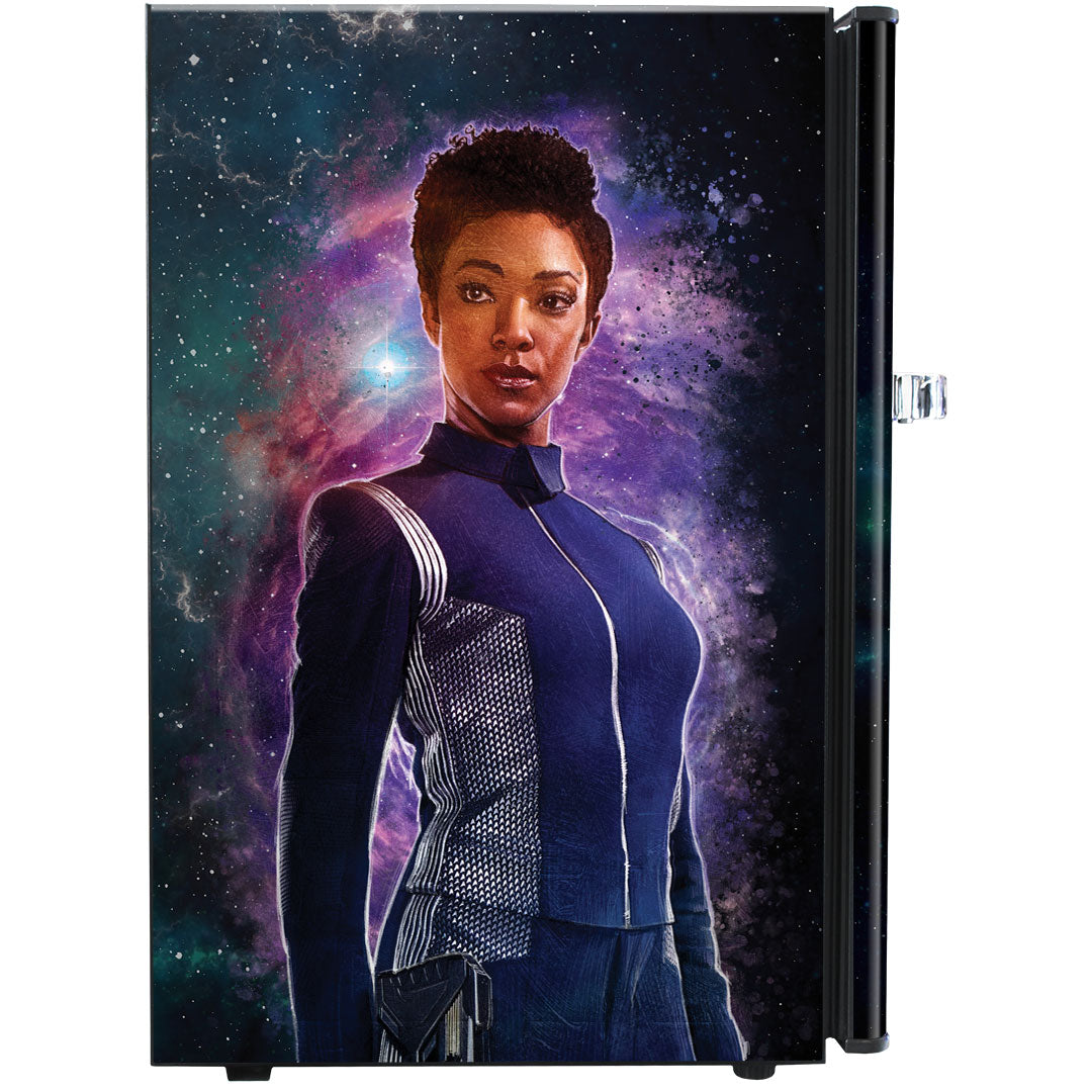 Star Trek Discovery Design Retro Mini Bar Fridge 70 Litre Schmick Brand With Opener - BC70B-RET-STD-01