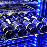 Schmick BD425D-X-B bar fridge - interior shelving detail