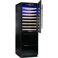 Schmick BD425D-X-B bar fridge - angle view