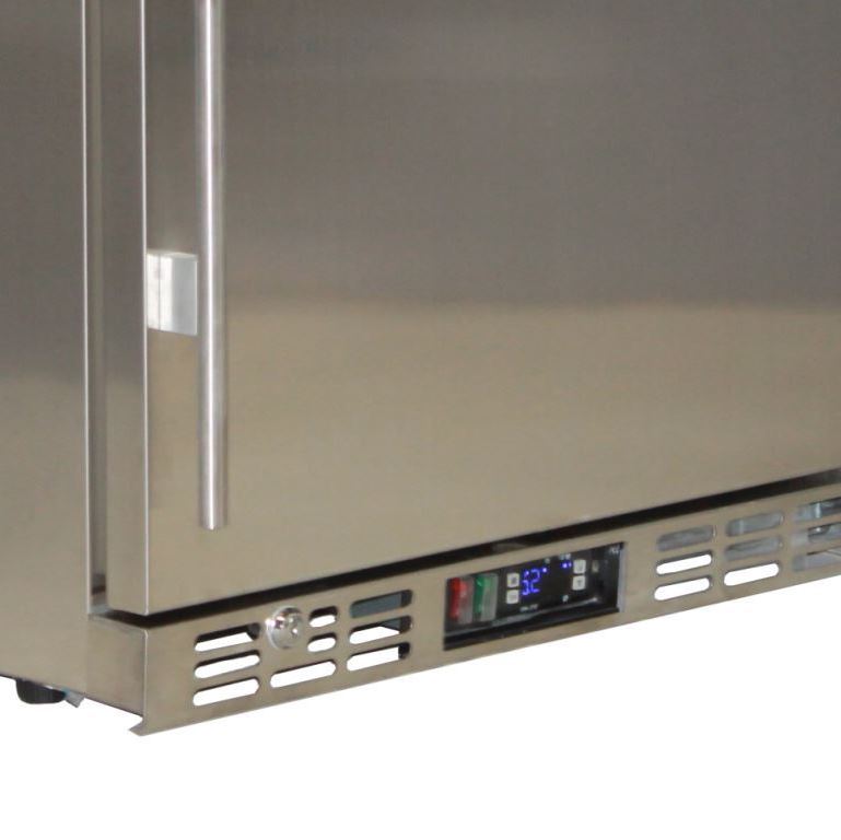 Rhino SG1R-SD bar fridge - side view