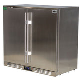 Rhino SG2H-SD bar fridge - side view