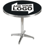 Custom Branded Bar Table | Gas-Lift Adjustable Height