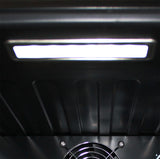 Schmick HUS-SC50AB bar fridge - glass door detail