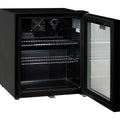 Schmick HUS-SC50AB bar fridge - glass door detail