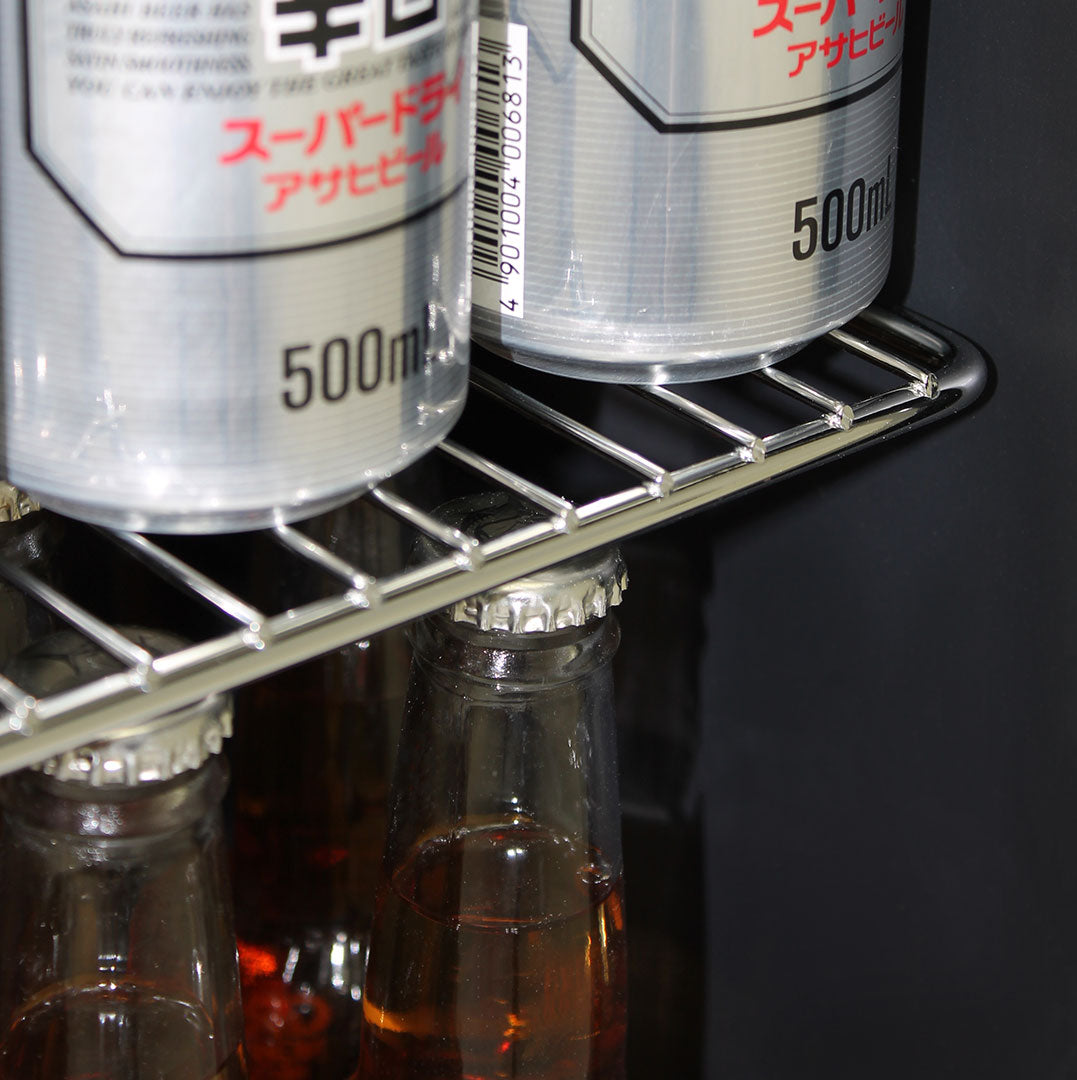 Carlton Dry Branded Glass Door Bar Fridge With Cool Frosted Door Logo - SC70-B-DRY