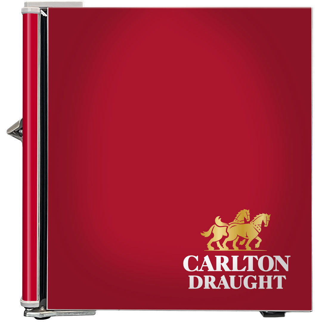 Carlton Draught Retro Mini Bar Fridge - Model BC46W-DRAUGHT-V3