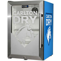 Carlton Dry MID Blue Tropical Glass Door – 70L - EC68L-SSH-DRY-MID