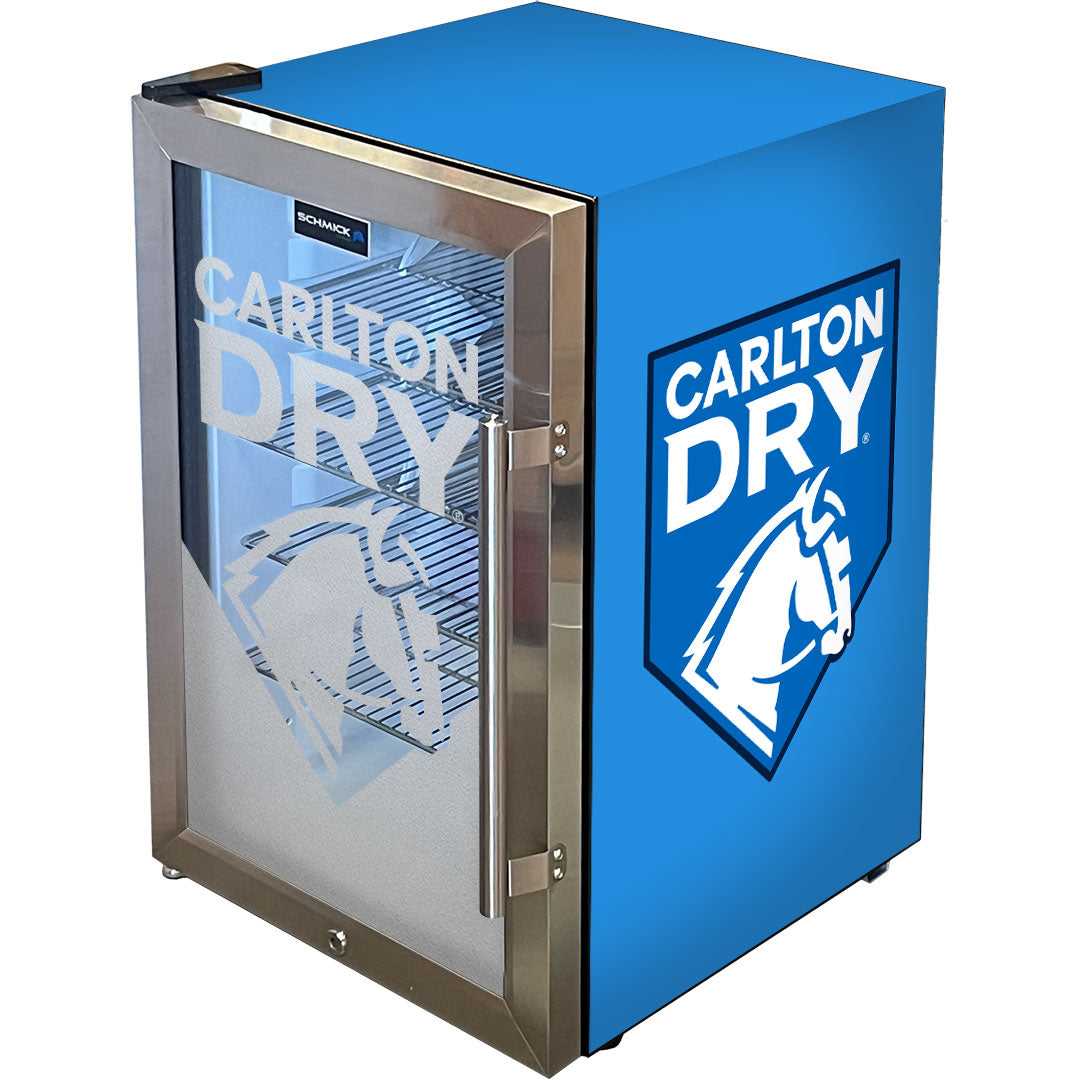 Carlton Dry Tropical Bar Fridge 70L – EC68 – EC68L-SSH-DRY-MID