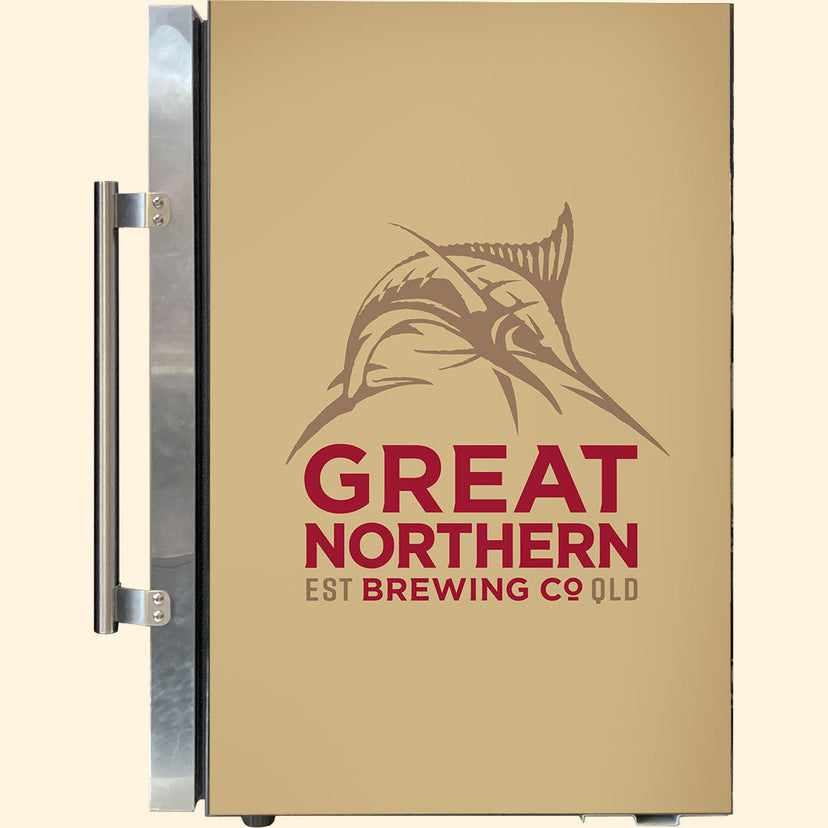 Great Northern EC68L-SSH-GNBC-GOLD refrigerators - side view