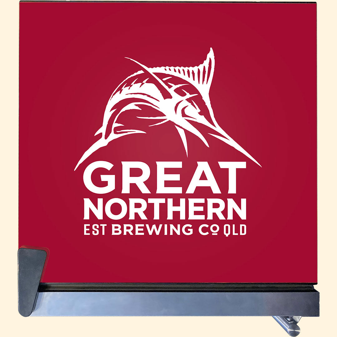70 Litre Great Northern Original Bar Fridge - Stainless Steel - Glass Door | EC68L-SSH-ORIG