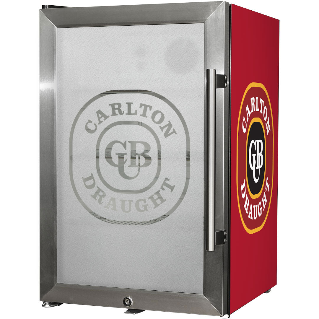 Carlton Draught Branded Bar Fridge – EC68L-SSH-DRAUGHT