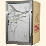 Great Northern EC68L-SSH-GOLD bar fridge - front view