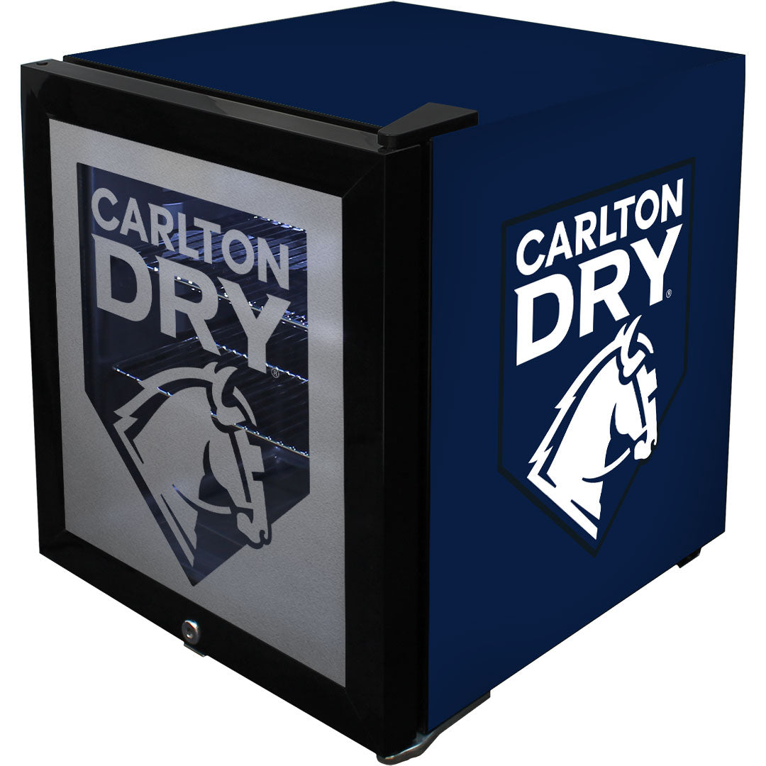 Carlton Dry – SC50AB-DRY – Glass Door Mini Bar Fridge with Lock – 50 Litres
