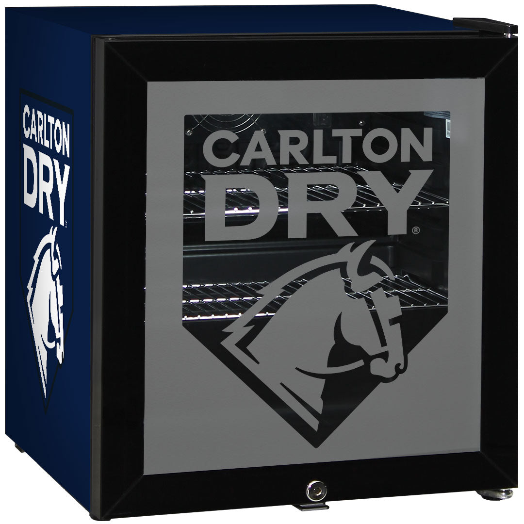 Carlton Dry – SC50AB-DRY – Glass Door Mini Bar Fridge with Lock – 50 Litres