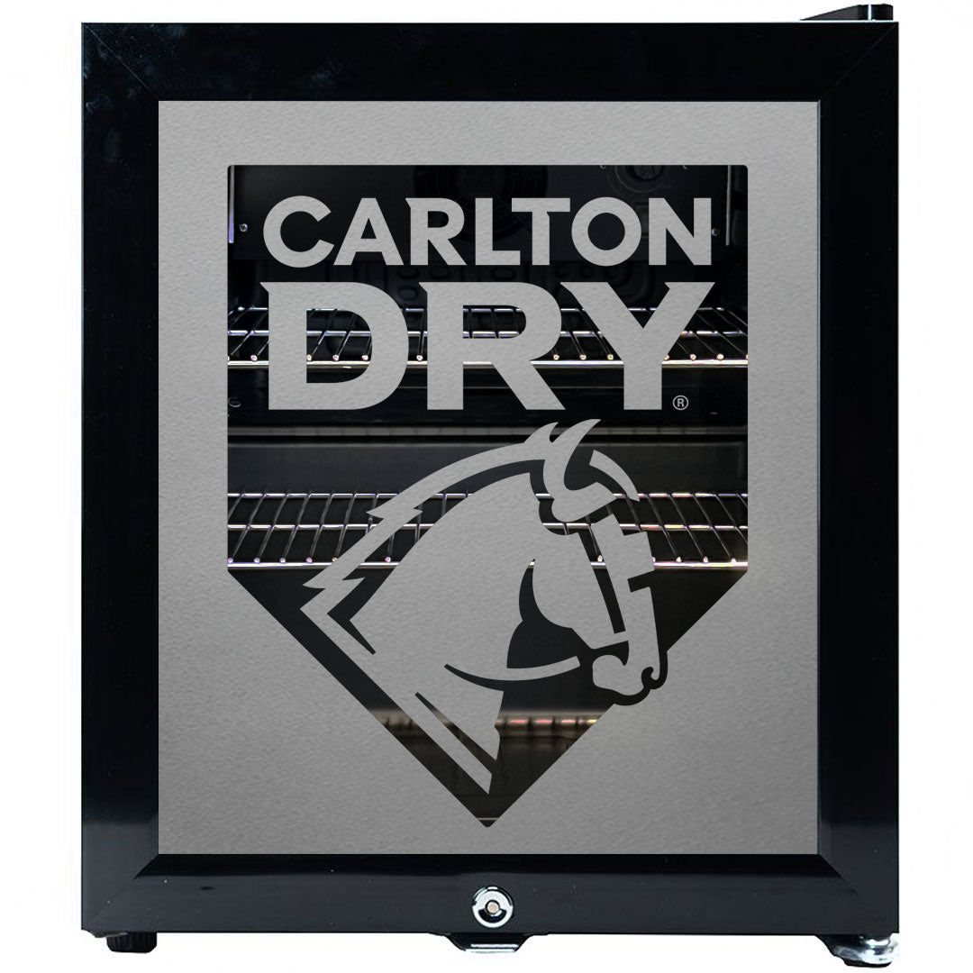 Carlton Dry – SC50AB-DRY – Glass Door Mini Bar Fridge with Lock – 50 Litres