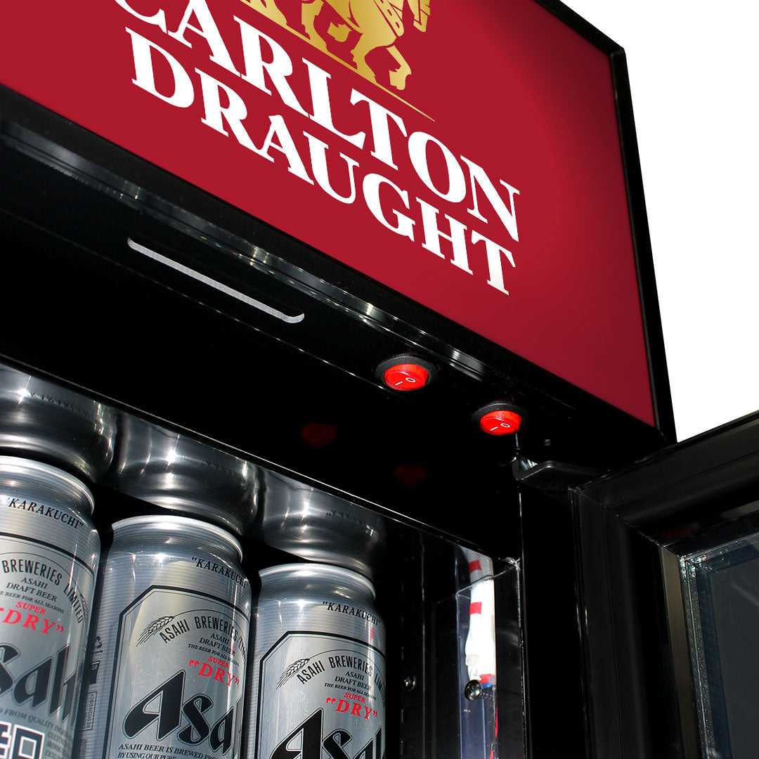Carlton Draught Branded Bar Fridge – SS-P160-DRAUGHT-v3