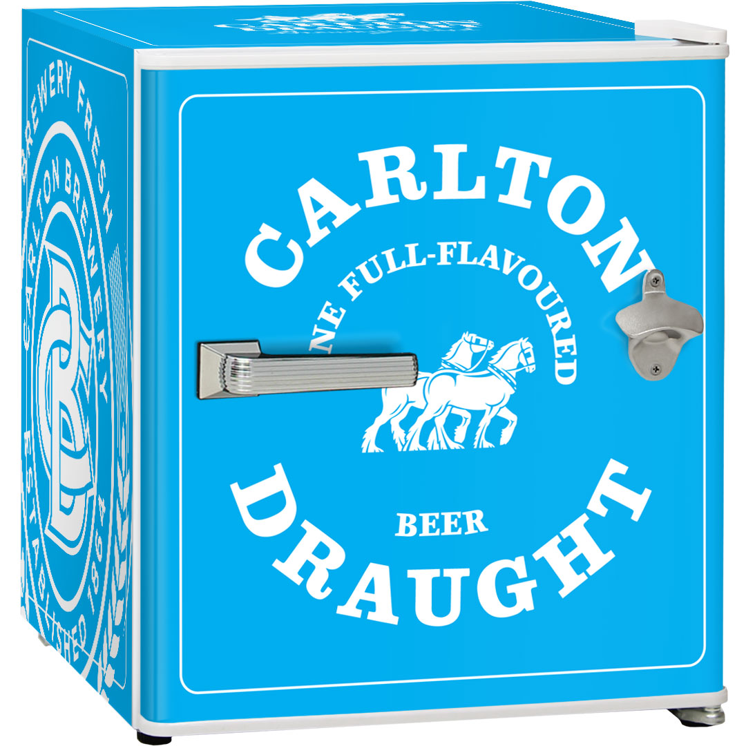 Carlton Draught Branded Bar Fridge – BC46W-DRAUGHT-V2