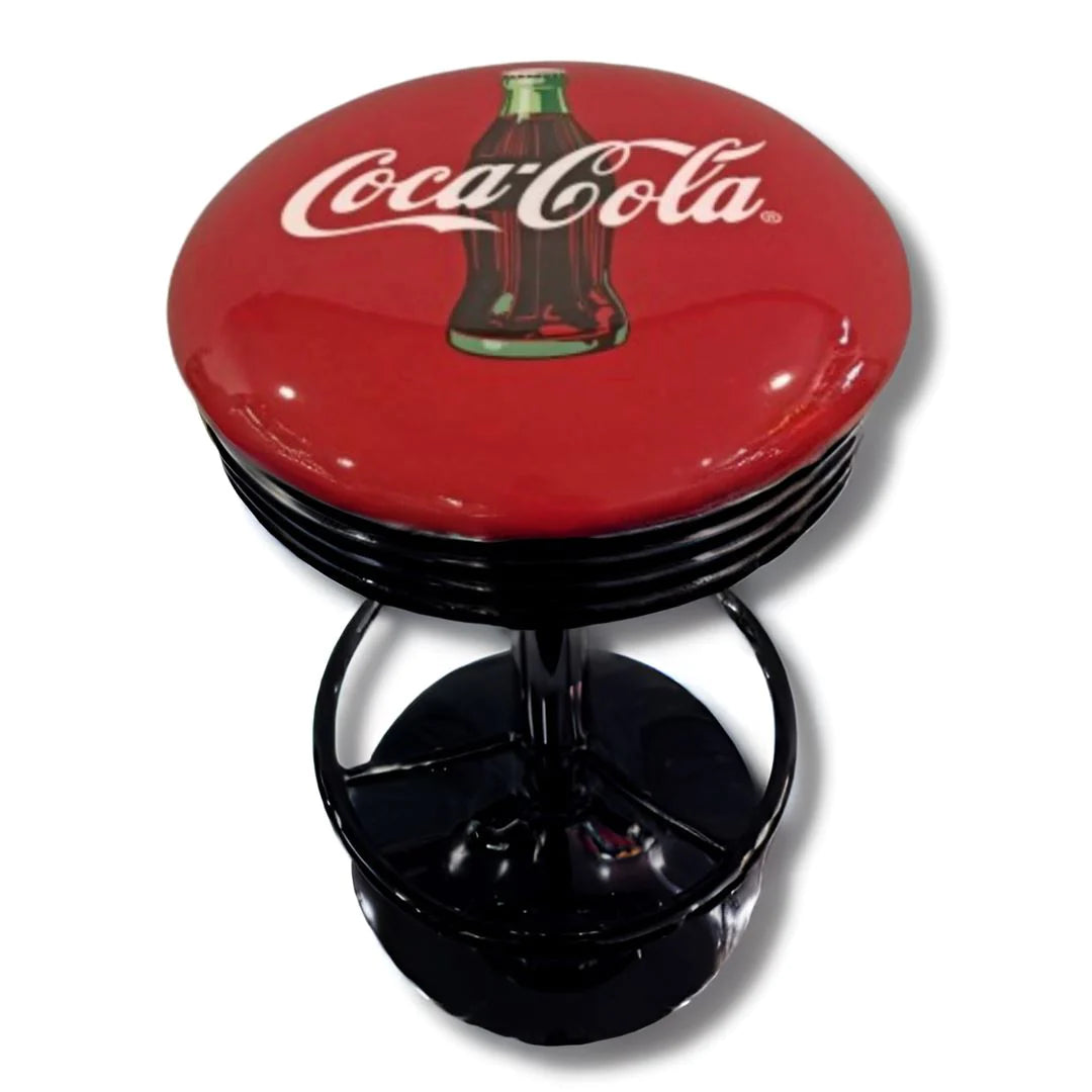 Coca-Cola Red Premium Retro Gas-Lift Bar Stool