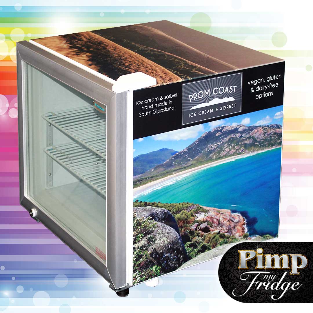 Schmick DW-SD50 bar fridge - glass door detail