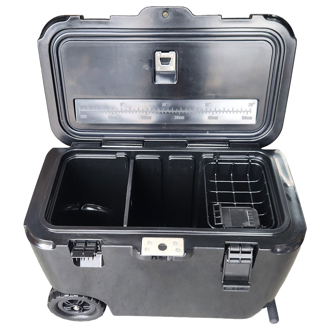 Rhino 50L Wheeled Rotomoulded Ice Box Black - EV-50B - image 2