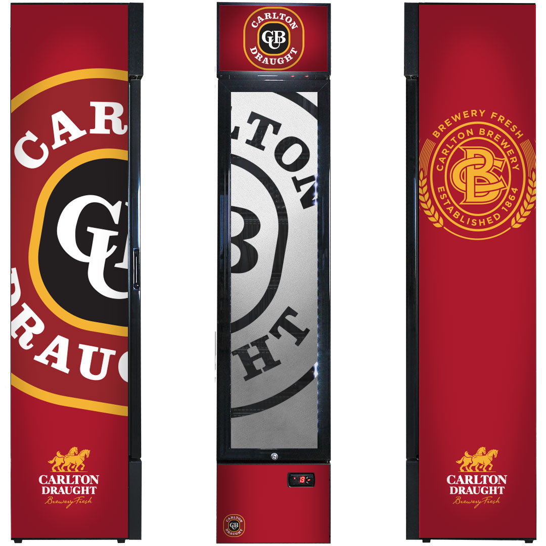 Carlton Draught Branded Bar Fridge – SS-P160-DRAUGHT