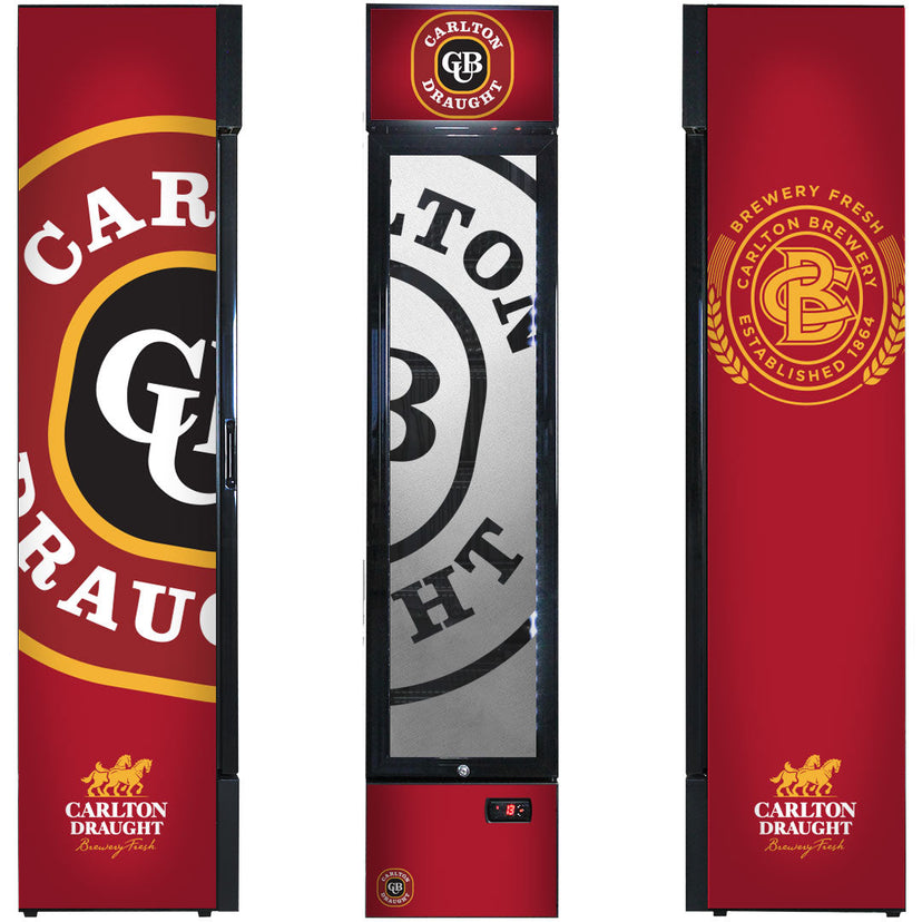 Carlton Draught SS-P160-DRAUGHT bar fridge - interior view