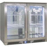 Rhino ENV2H-SS bar fridge - interior view