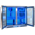 Rhino 248L Outdoor 2-Door Bar Fridge – ENV2H – 316 Marine Grade Stainless – ENV2H-SD