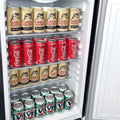 Schmick HUS-BC115-B bar fridge - energy rating label