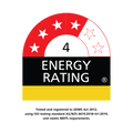 Schmick HUS-BC46B2 bar fridge - energy rating label