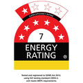 Rhino SG1L-B-HD bar fridge - energy rating label