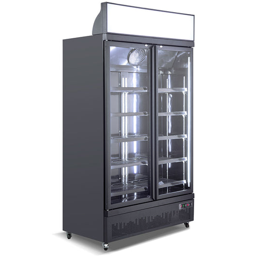1081 Litres Commercial Upright 2 Door Refrigerator – IC COLD FC-BD126AH - Add Your Logo