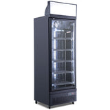 IC Cold Commercial Upright 1 Door Black Fridge & Freezer – BS75AH – FD-BS75AH