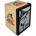 Great Northern Branded Glass Door Bar Fridge With Cool Frosted Door Logo - Model SC70-B-GNBC-GOLD