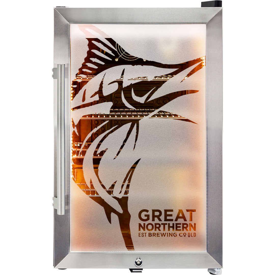 Great Northern branded bar fridge - SC70-SS-GNBC-GOLD