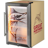 Great Northern SC70-SS-GNBC-GOLD bar fridge - mockup render