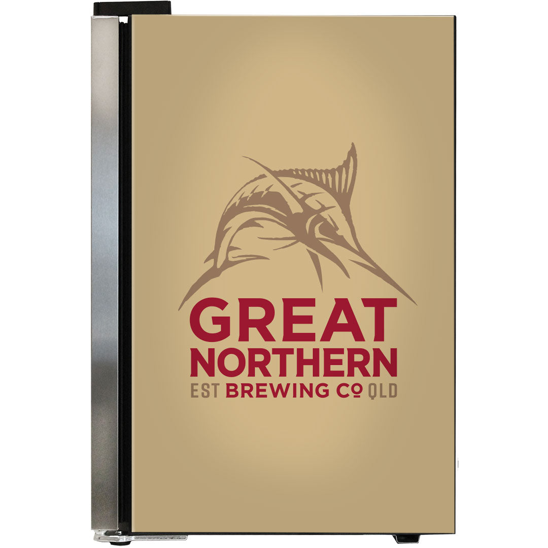 Great Northern branded bar fridge - SC70-SS-GNBC-GOLD