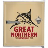 Great Northern Retro Mini Bar Fridge - Model BC46W-GNBC-GOLD