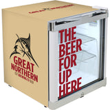 Great Northern Mini Glass Door 50L Bar Fridge - Model SC50W-GNBC-GOLD