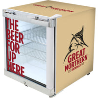 Great Northern Mini Glass Door 50L Bar Fridge - Model SC50W-GNBC-GOLD