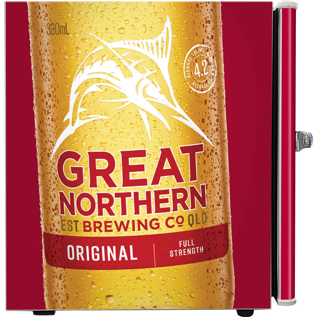 Great Northern Retro Mini Bar Fridge Original Design - BC46W-GNBC-ORIG