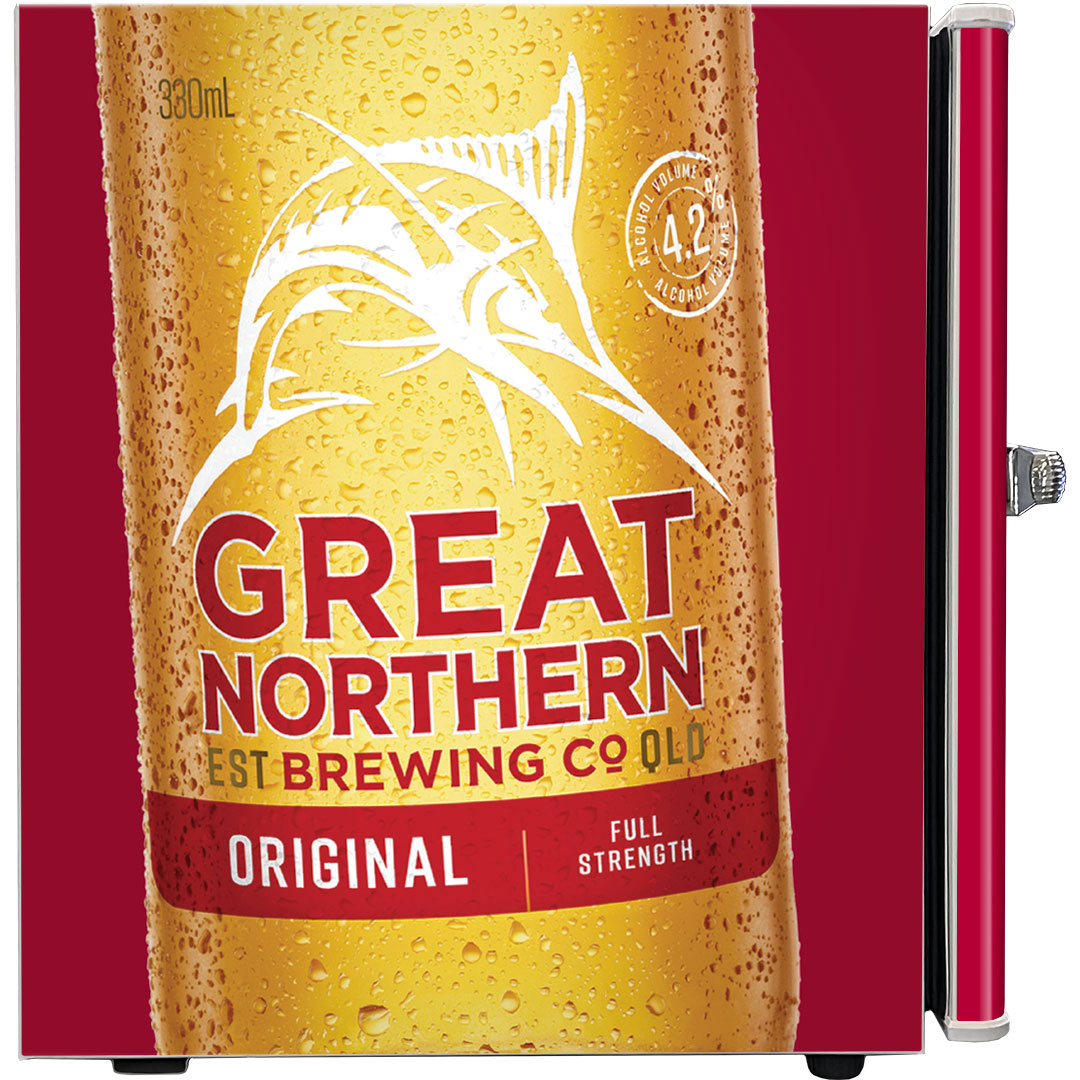 Great Northern Retro Mini Bar Fridge Original Design - Model BC46W-GNBC-ORIG